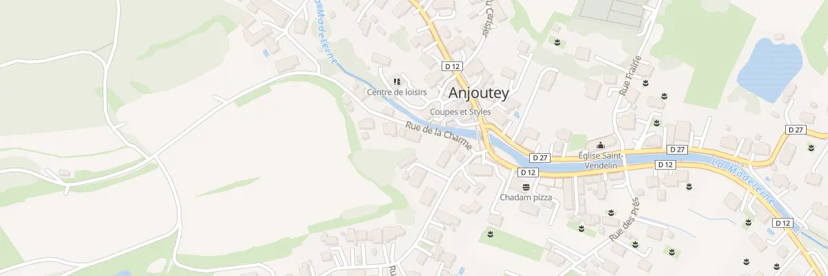 Plan du 3 Rue de la Charme à Anjoutey