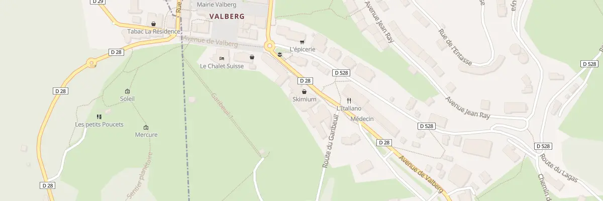 Plan du 12 Av de Valberg à Péone