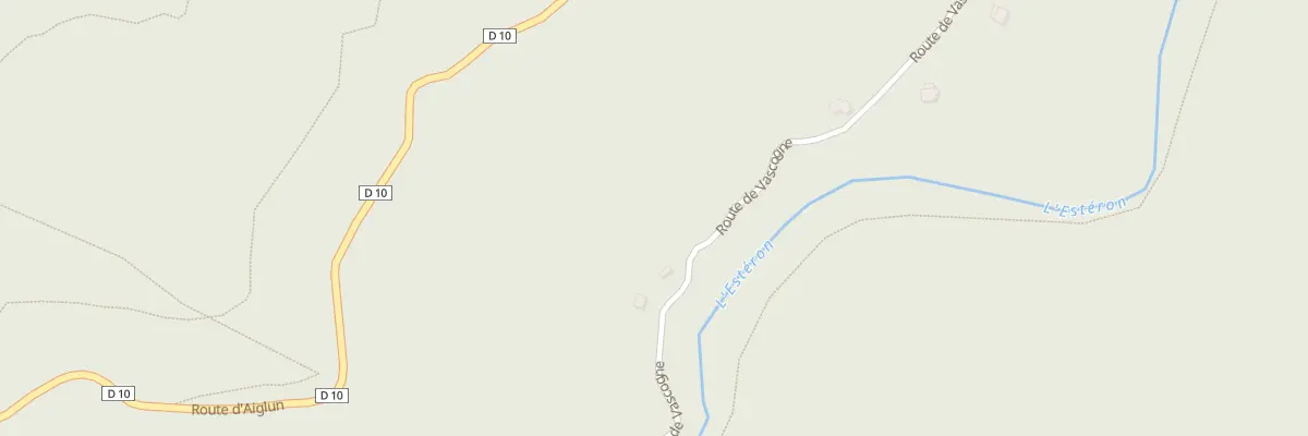 Plan du 1400 Rte de Vascogne à Aiglun