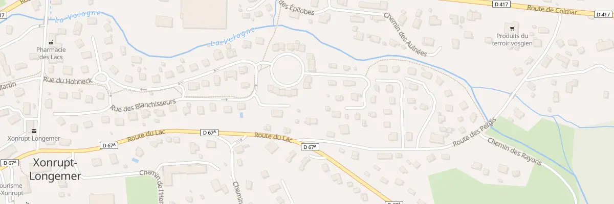 Plan du 2A Rue des Bouleaux à Xonrupt-Longemer