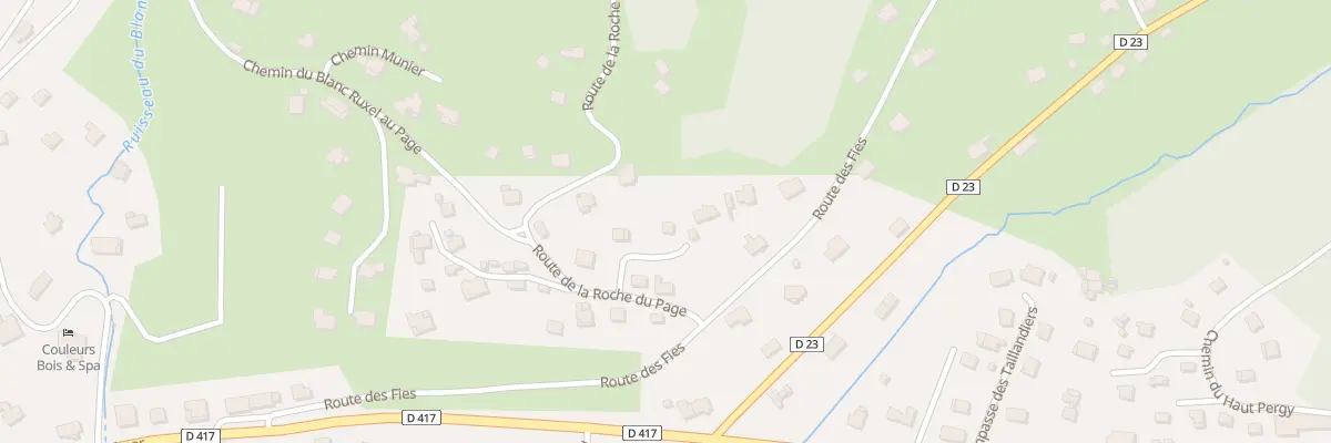 Plan du 64 Rte de la Roche du Page à Xonrupt-Longemer