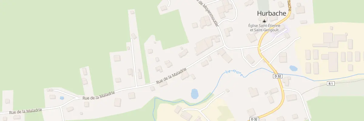 Plan du 4 Rue de la Maladrie à Hurbache
