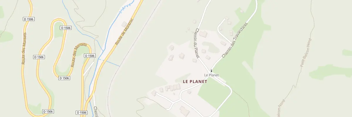 Plan du 516 Che du Planet à Chamonix-Mont-Blanc
