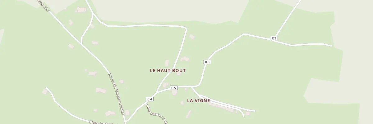 Plan du 1B Le Haut Bout à Hurbache