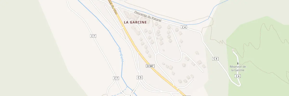 Plan du 8 Mte du Serre Lara à Abriès-Ristolas
