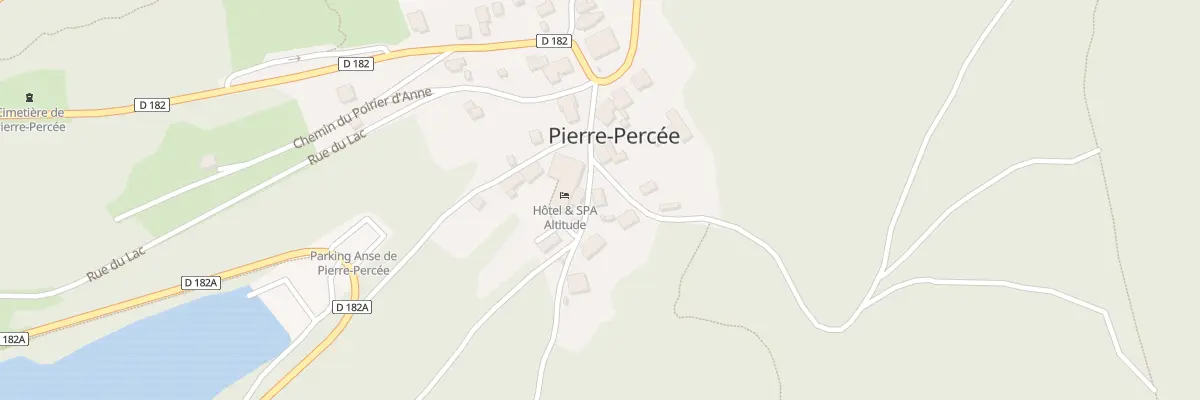 Plan du 2 Che d’Ortomont à Pierre-Percée