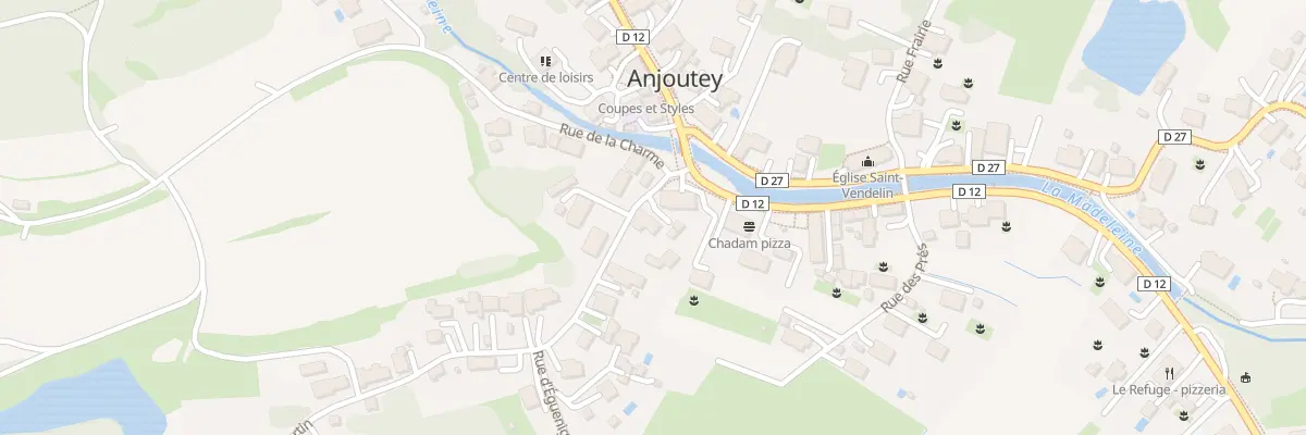 Plan du 1 Rue Martin à Anjoutey
