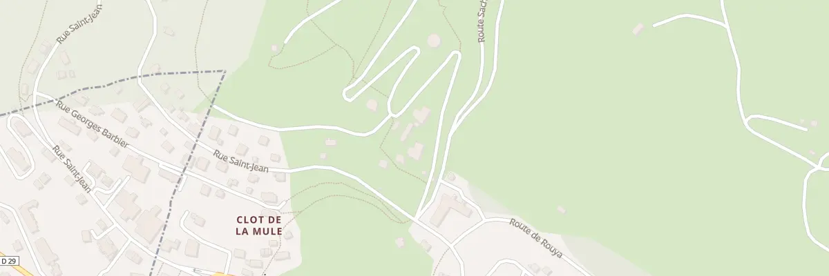 Plan du 3 Rte de Chastellan à Péone