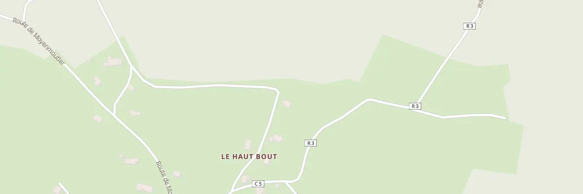 Plan du 1 Le Haut Bout à Hurbache