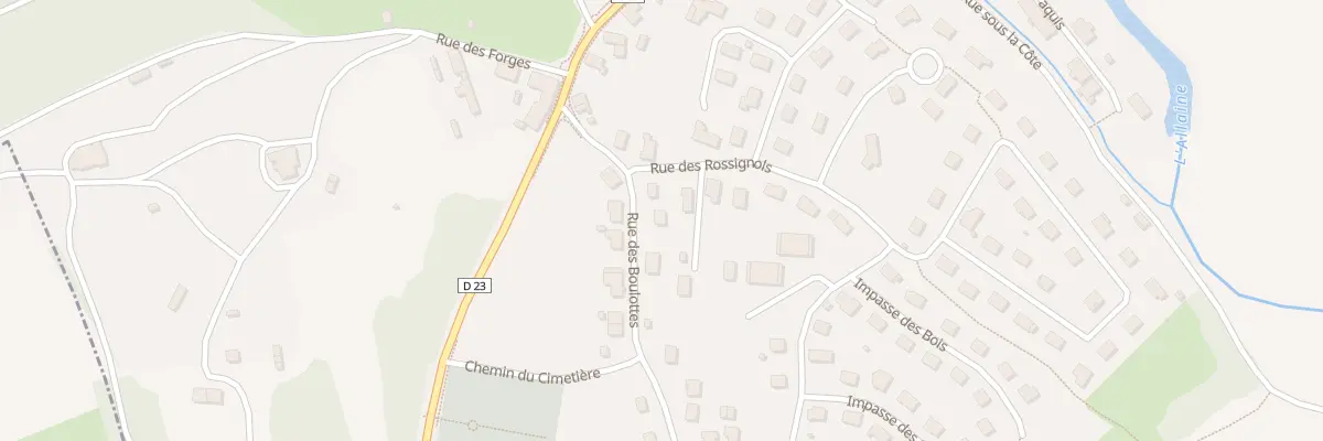 Plan du 5 Rue des Boulottes à Morvillars