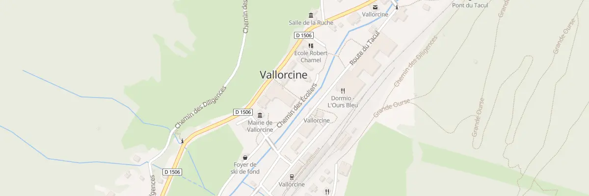 Plan du 44 Rte des Confins du Valais à Vallorcine