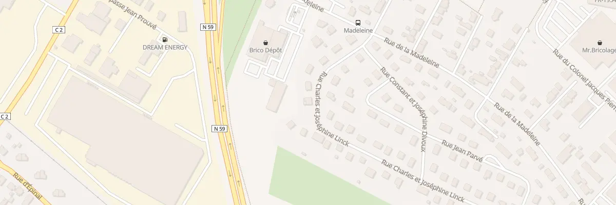 Plan du 55 Rue Charles et Joséphine Linck à Saint-Dié-des-Vosges