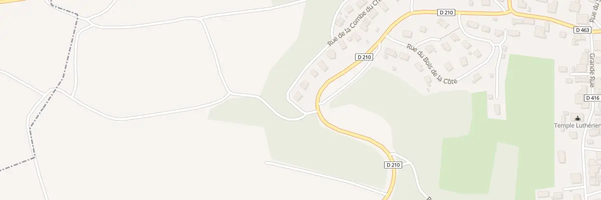 Plan du 22 Rue de la Combe du Chemin à Badevel