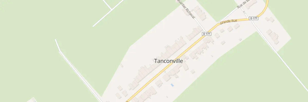 Plan du 33 Grande Rue à Tanconville
