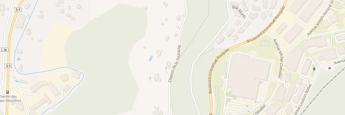 Plan du 116 Che de la Tourache à Grasse