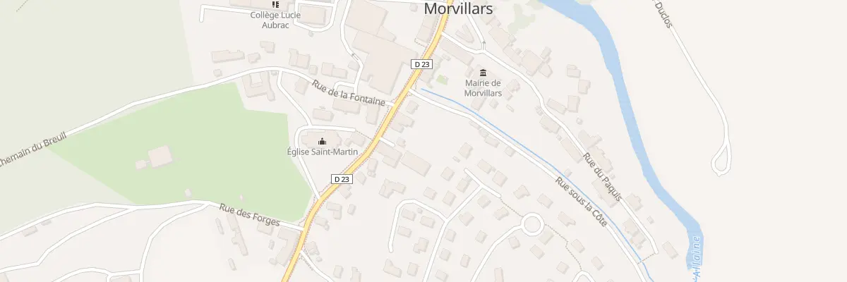 Plan du 19 Rue Charles de Gaulle à Morvillars