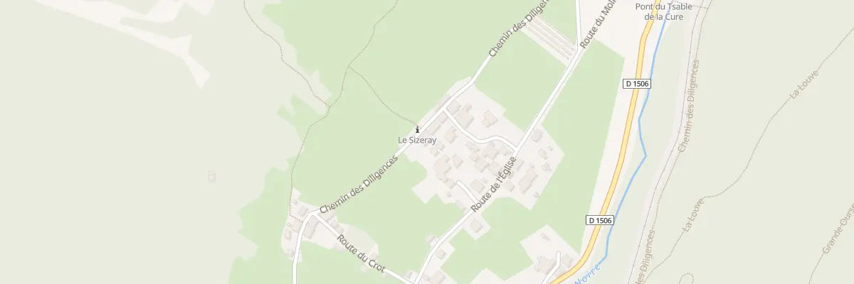 Plan du 75 Rte du Sizeray à Vallorcine