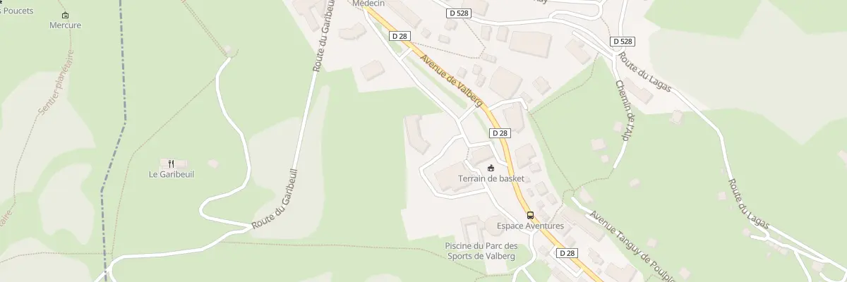 Plan du 24 Av de Valberg à Péone