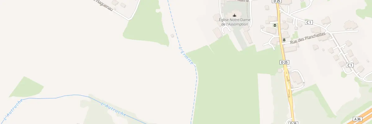 Plan du 5036 Rue de Haguenau à Phaffans