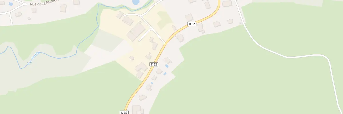 Plan du 1 Rte de la Hollande à Hurbache
