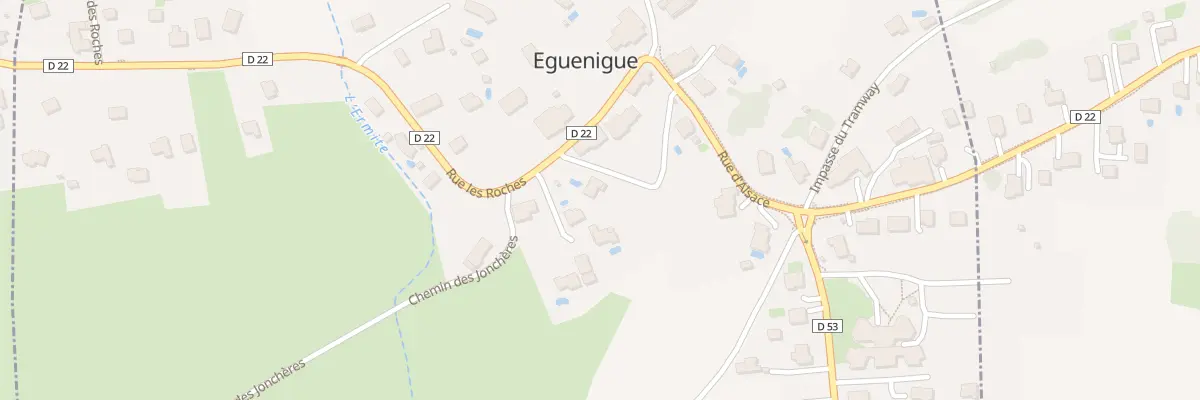 Plan du 1 Imp du Puits à Eguenigue