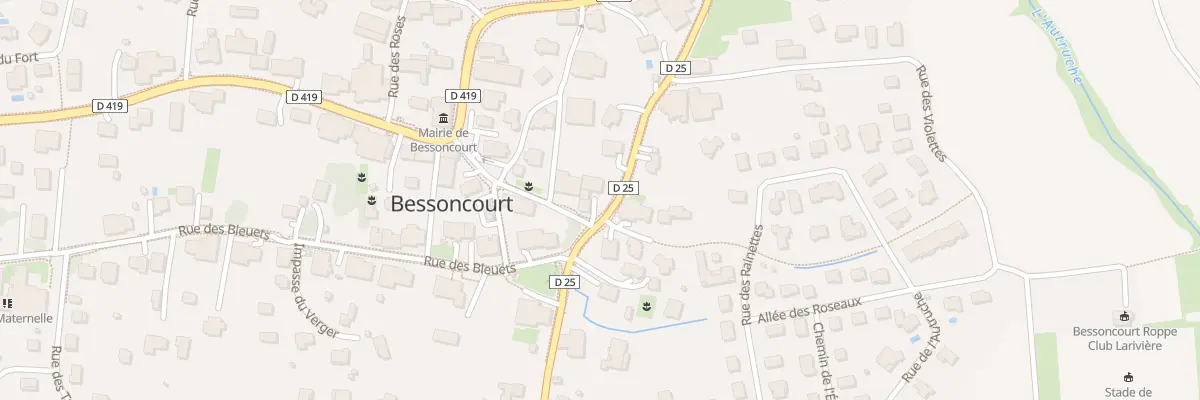 Plan du 4B Rue des Glycines à Bessoncourt