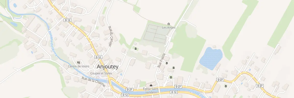 Plan du 3 Rue Frairie à Anjoutey