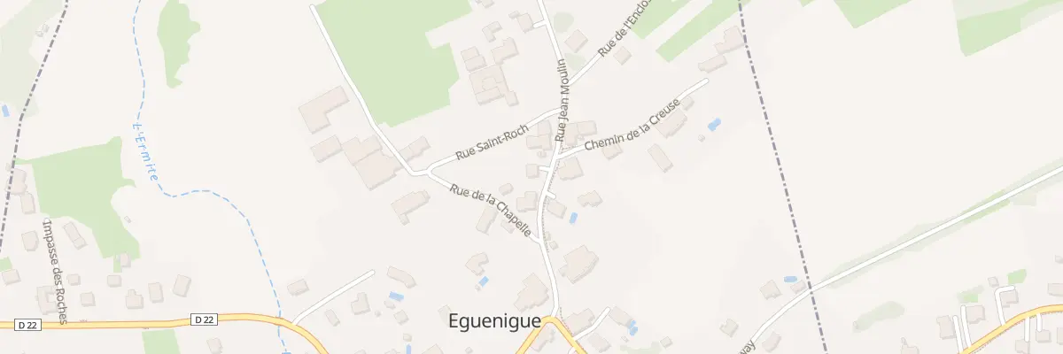 Plan du 5 Rue Jean Moulin à Eguenigue