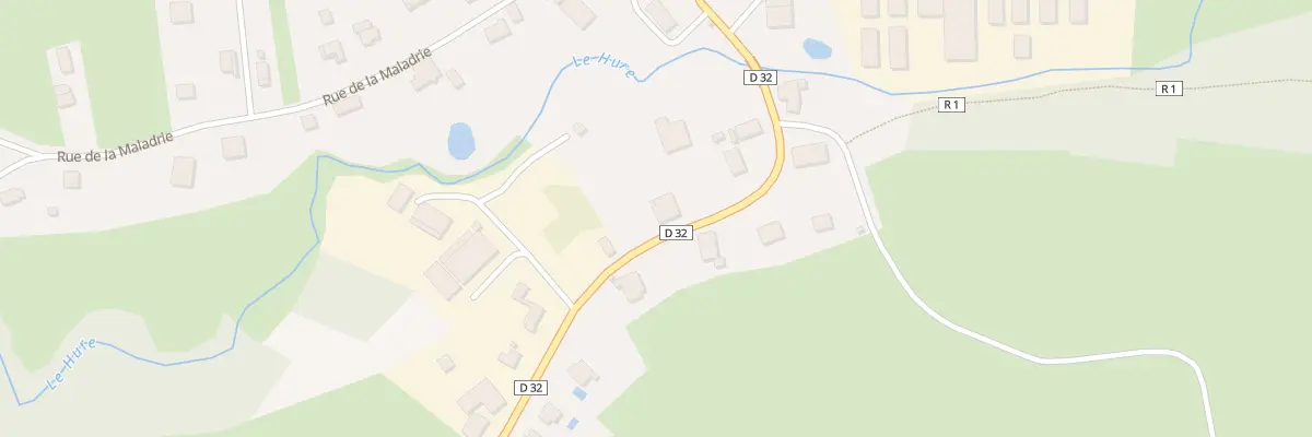 Plan du 26 Au Village à Hurbache