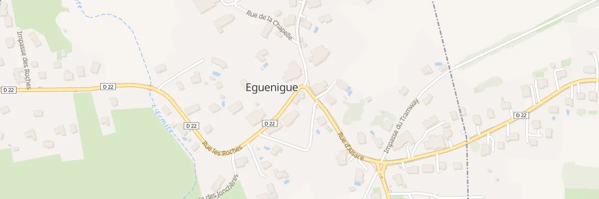 Plan du 2 Rue d’Alsace à Eguenigue
