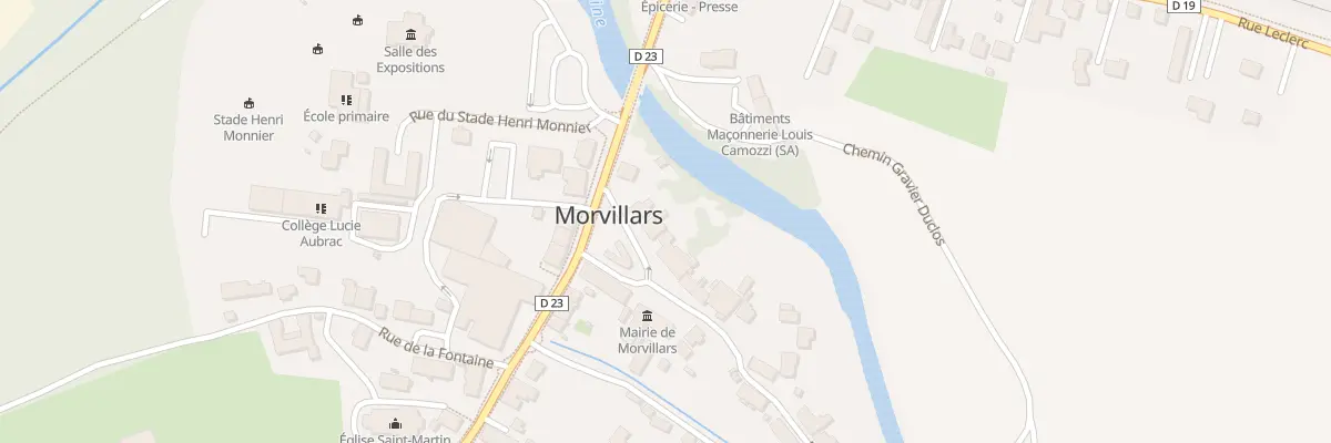 Plan du 14 Pl du Marché à Morvillars