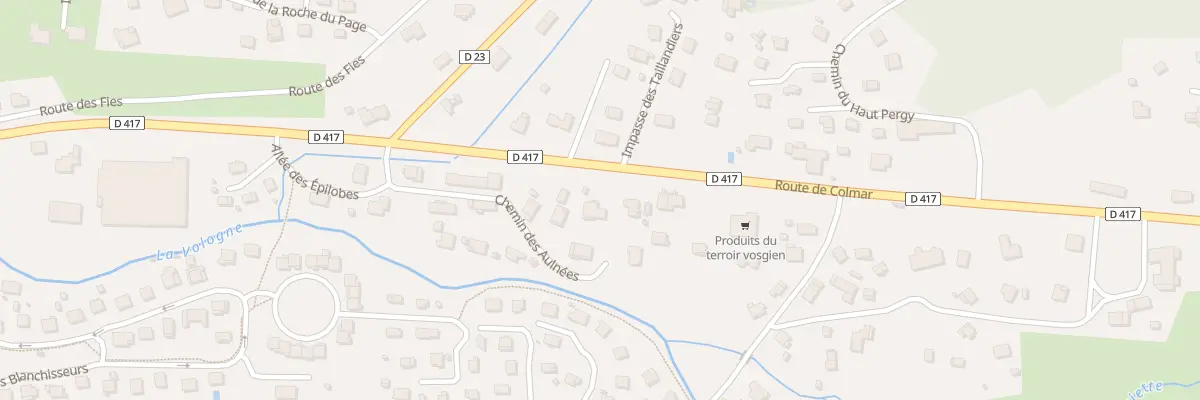 Plan du 1912 Rte de Colmar à Xonrupt-Longemer