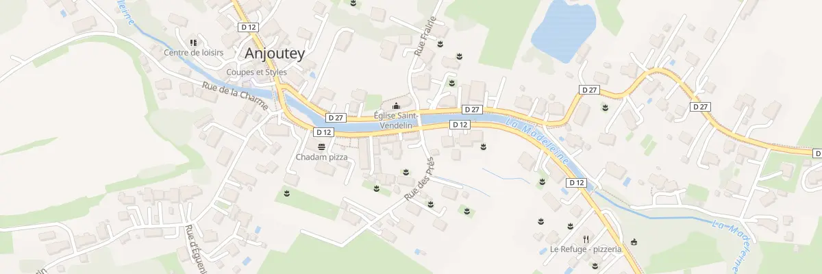 Plan du 12 Rue des Errues à Anjoutey