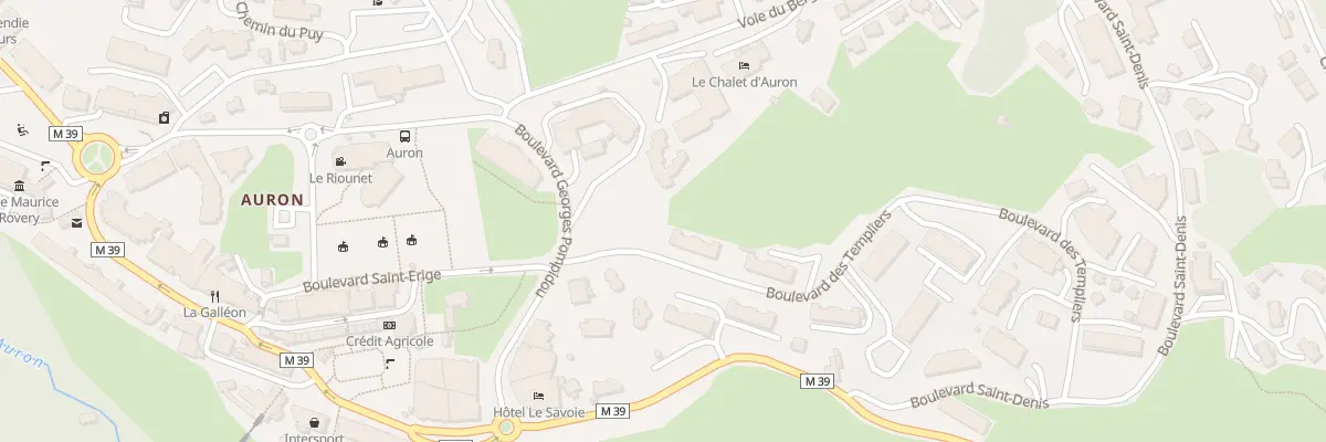 Plan du 5651 Auron à Saint-Étienne-de-Tinée