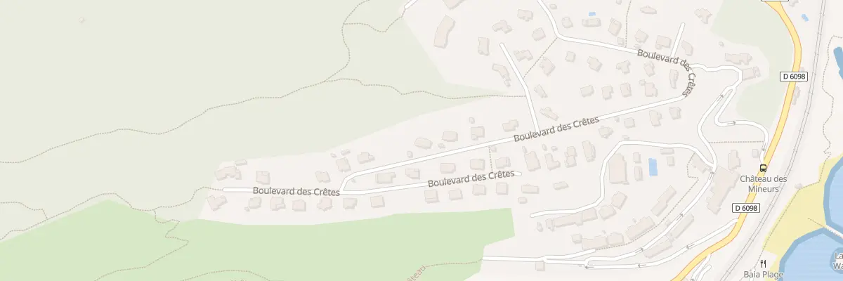 Plan du 688 Bd des Cretes La Napoule à Mandelieu-la-Napoule