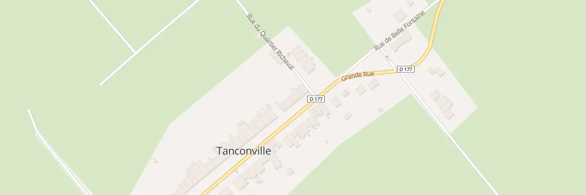 Plan du 55 Grande Rue à Tanconville