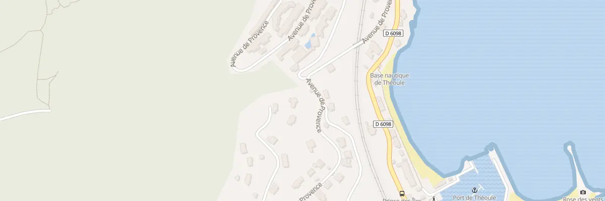 Plan du 6 Av de Provence à Théoule-sur-Mer