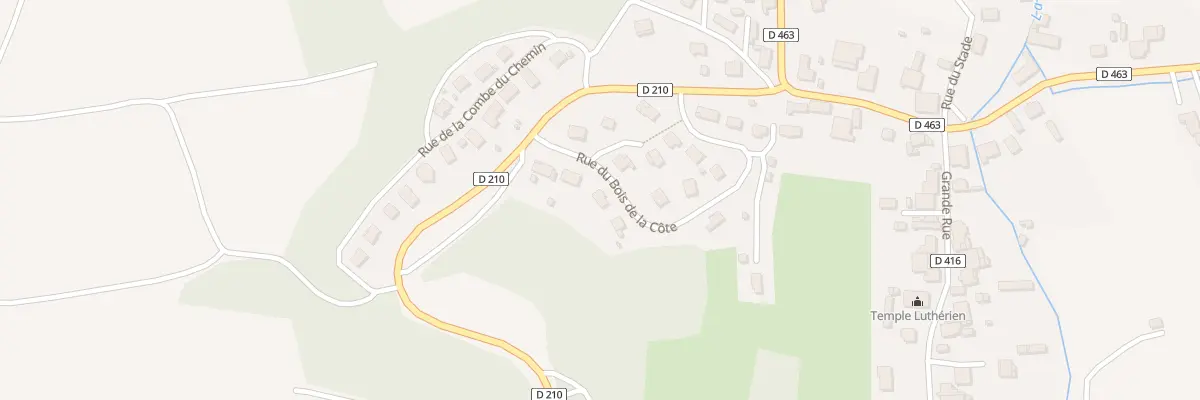 Plan du 9 Rue du Bois de la côte à Badevel