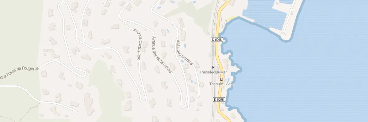 Plan du 2 All des Jasmins à Théoule-sur-Mer