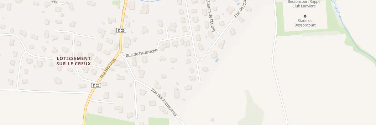 Plan du 5 Rue de l’Autruche à Bessoncourt