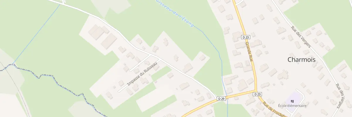 Plan du 8 Rue des prés Roy à Charmois