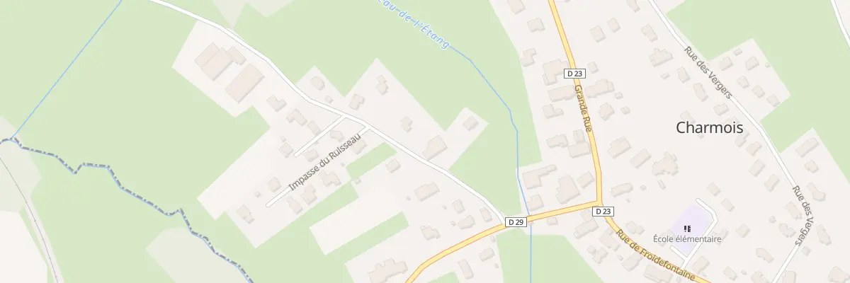 Plan du 6 Rue des prés Roy à Charmois