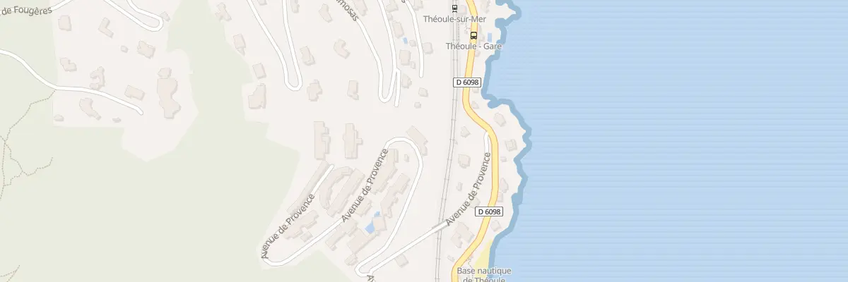 Plan du 4B Av de Provence à Théoule-sur-Mer