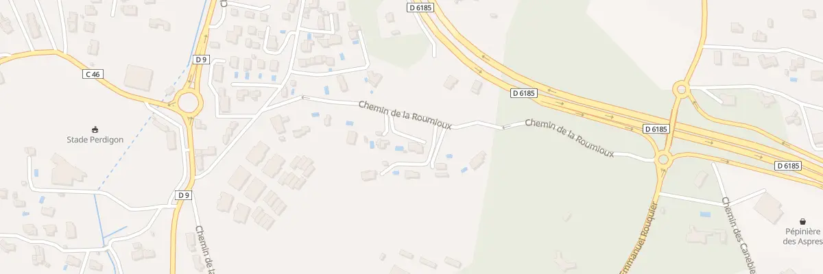 Plan du 20 Che des Roumioux à Grasse