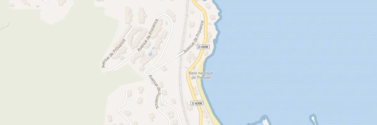 Plan du 24 Av de Lérins à Théoule-sur-Mer