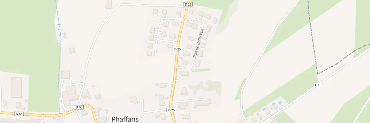 Plan du 12 Rue de Belle Vue à Phaffans