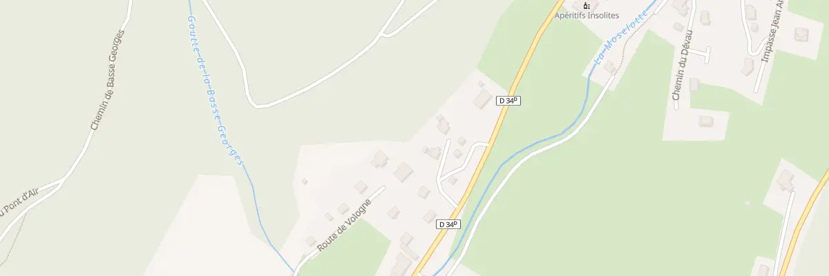 Plan du 35 Rte de Vologne à La Bresse