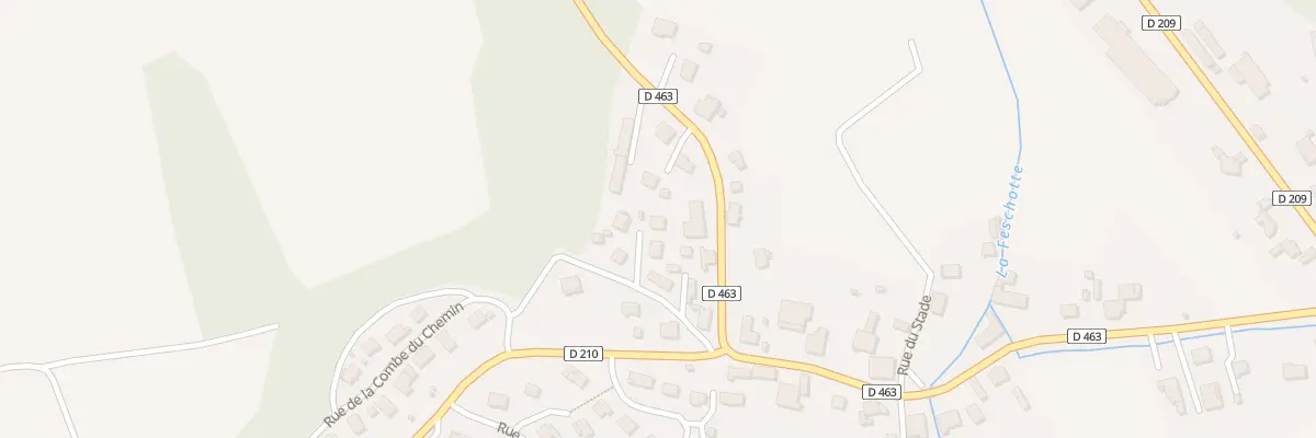 Plan du 8 Rue du côteau Charbonnet à Badevel