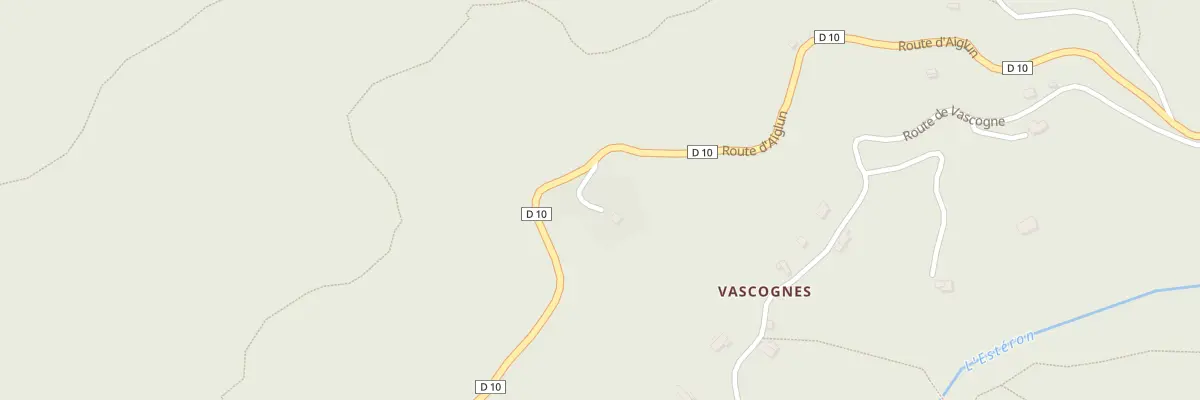 Plan du 1999 Rte d’Aiglun à Aiglun