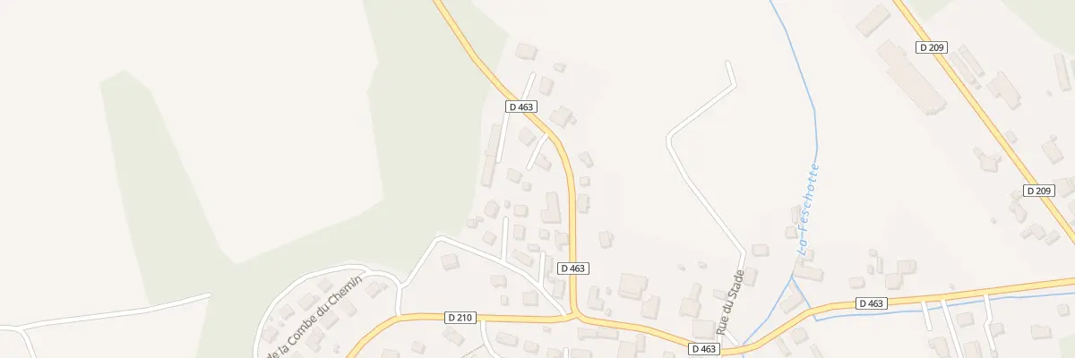 Plan du 17A Rue de Dampierre les Bois à Badevel